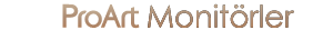 ProArt Monitörler