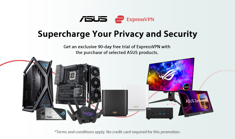 ASUS x ExpressVPN - Supercharge Your Privacy and Security (EMEA region) 