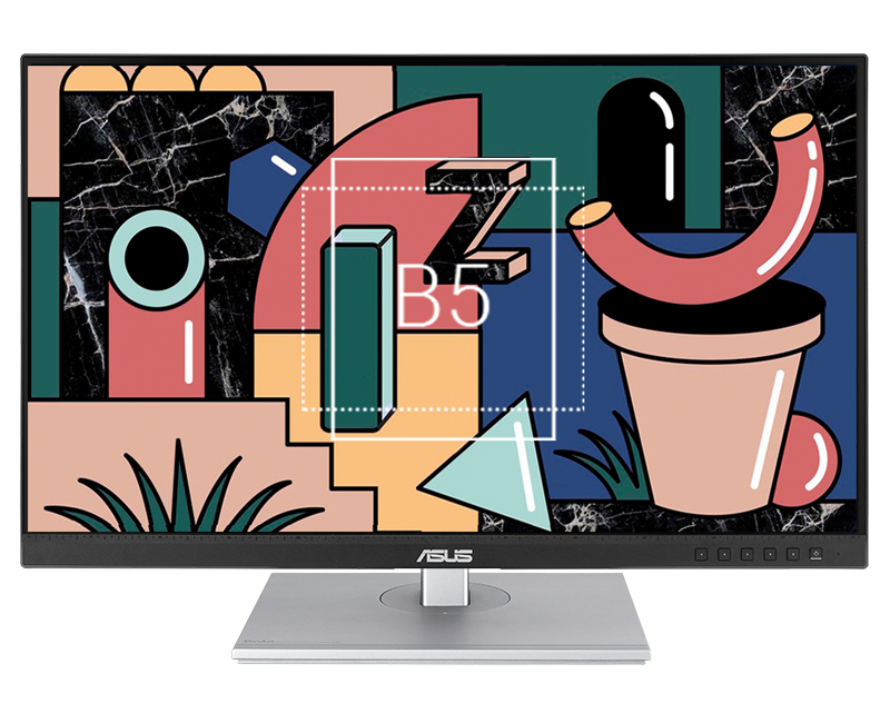 ASUS ProArt Display PA247CV features real-size artwork preview